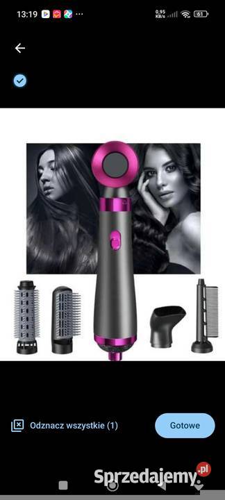 Suszarka z wymiennymi końcówkami Czemierniki sprzedam