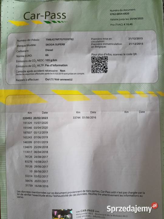 Sprzedam Skoda Superb 16 TDI 2015r 1600cm3