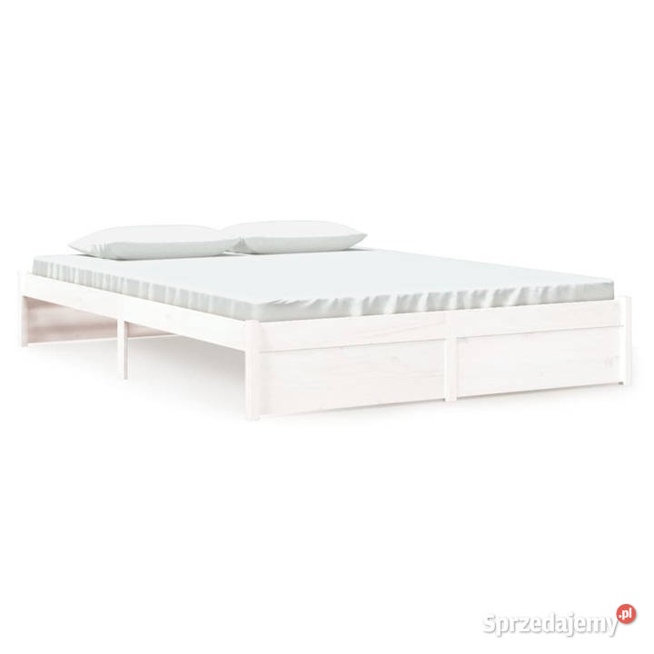 Rama łóżka biała lite drewno 160 x 200 WM814960 Warszawa