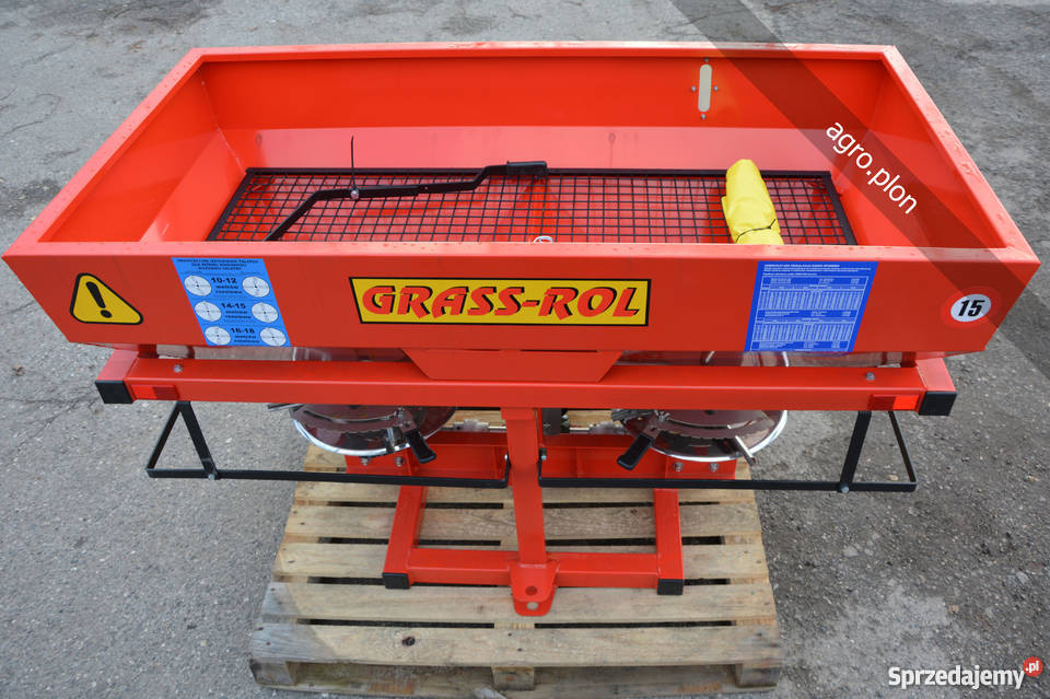 Rozsiewacz dwu tarczowy Grass rol Hydraulika nieuszkodzony Międzyrzec Podlaski