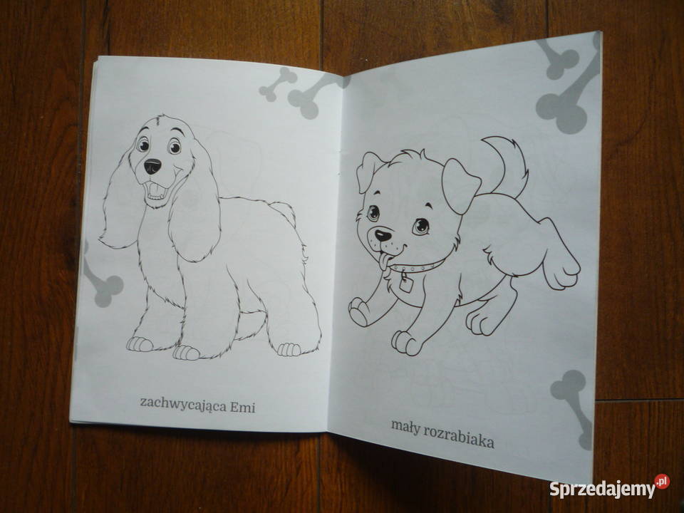 Kolorowanka Pieski maluszkowe malowanie Szczecin