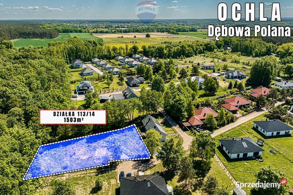 Działka na ekskluzywnym osiedlu Dębowa Polana Zielona Góra sprzedam