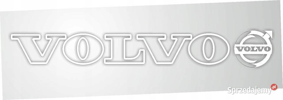 Naklejki VOLVO naklejki 2 50 x 8 białe szyba bok Naklejki Kobierno sprzedam
