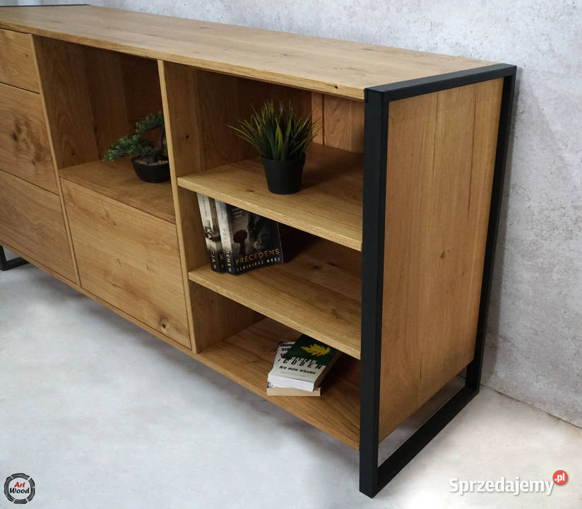 Komoda loftowa komoda z litego dębu sprzedam