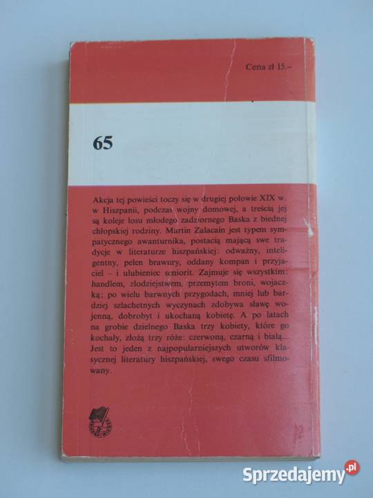 Burzliwy żywot Baska Zalacaina Pio Baroja Proza i poezja Kraków