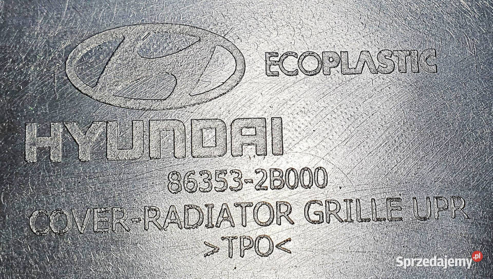 HYUNDAI SANTA FE II górna OSŁONA PASA COVER Poznań sprzedam
