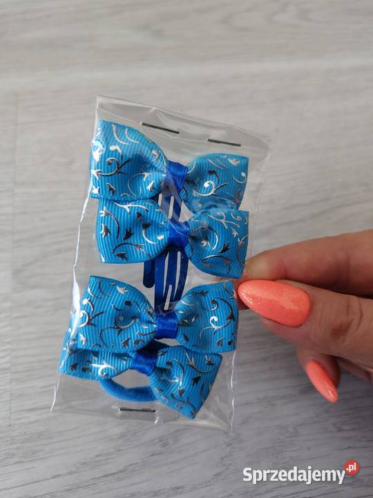 Zestaw spinek gumek frotek spineczki gumki Ustka