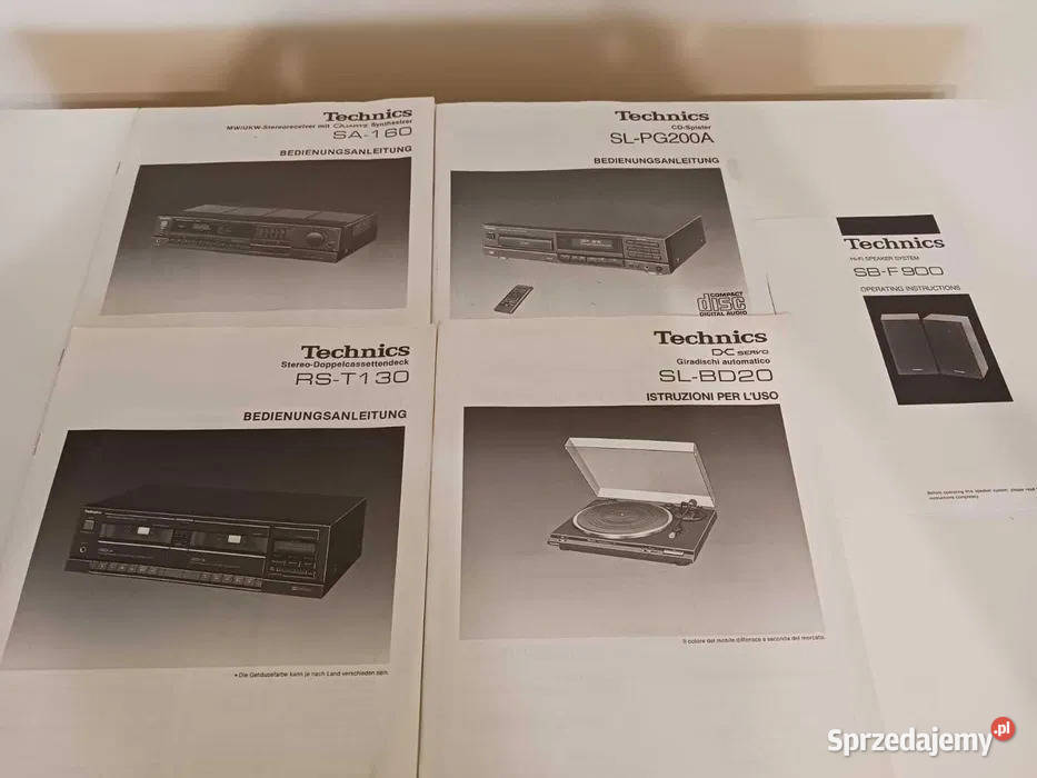 Wieża TECHNICS Komplet Vintage Audio GRAMOFON CD