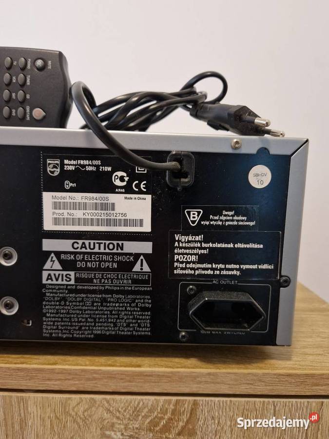 Amplituner Wzmacniacz Philips FR984 51 z pilotem Koronowo