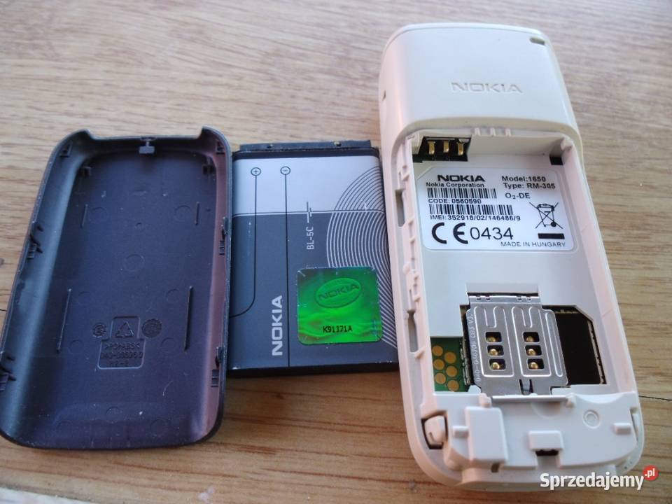 Nokia 1650 Oryginał ODPORNA SENIOR GW12 podkarpackie Wesoła