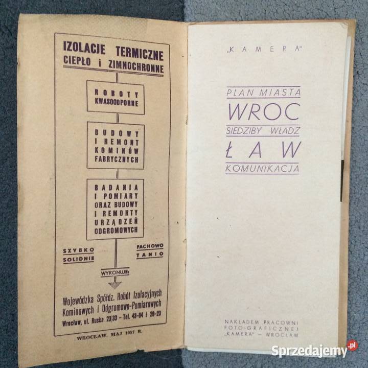2275 Plan Wrocławia i Osobny Plan Śródmieścia Szczecin
