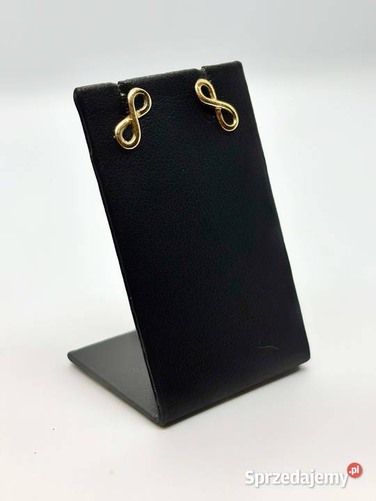 Złote kolczyki pr 585 078g Sztyft Nieskończoność Elbląg