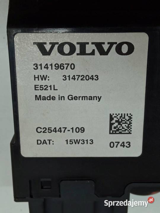MODUŁ KLAPY 31419670 Volvo XC 90 II 2015 osobowe