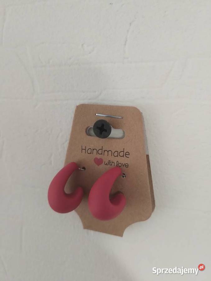 Minimalistyczne kolczyki łezki kolor do wyboru Hażlach