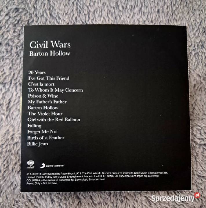 The Civil Wars Barton Hollow CD American folk alternatywna Rybnik