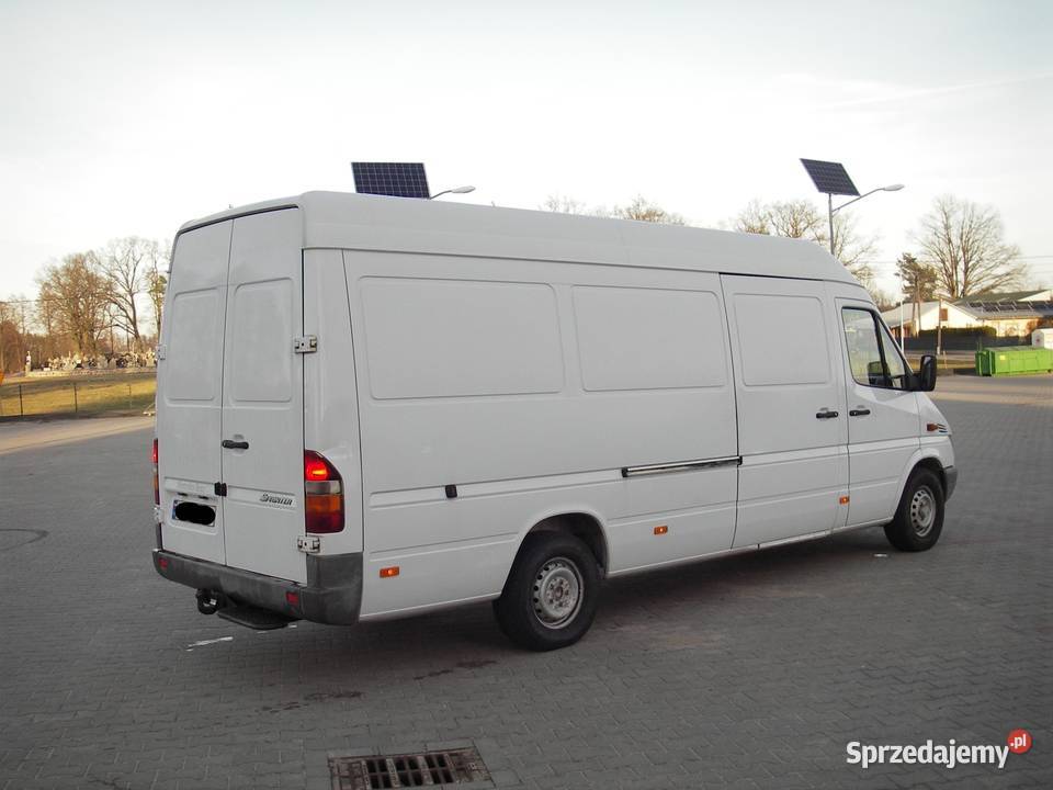 Mercedes Sprinter 313cdi 1WŁ długi MAXI wysoki welurowa tapicerka Ostrów Mazowiecka