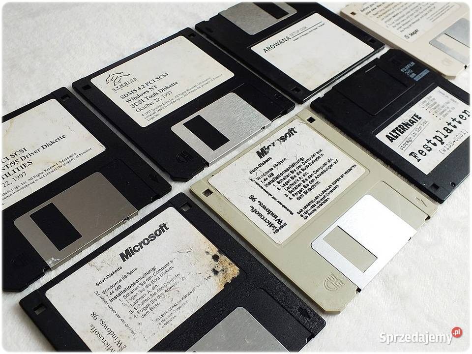 Starsze Dyskietki Zestaw Dyskietka Microsoft dyskietka Nośniki Żary