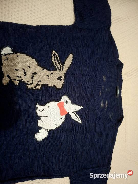LXL XXL Bluzka dzianinowa lekka niebieski Braniewo