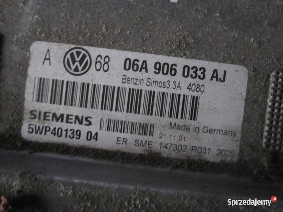 VW GOLF IV 16 komputer sterownik silnika Komputery