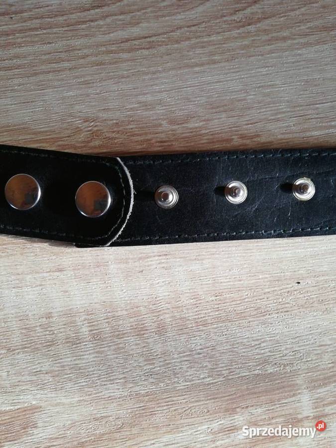 Pasek w kolorze czarnym połączony ze srebrnym Lublin