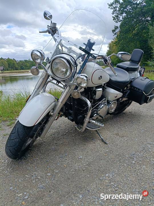Yamaha xvs Roud Star biała dama