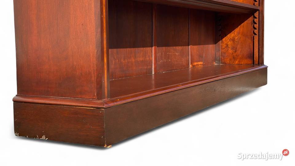 Stylowy intarsjowany regał orzech zachodniopomorskie Gryfice