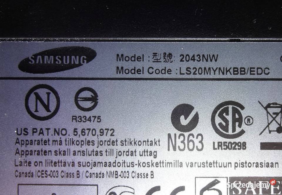 Monitor LCD 20 Samsung SyncMaster 2043NW Szczecin