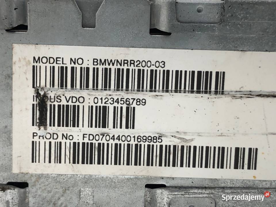 CZYTNIK NAWIGACJI BMW E83 NRR20003 0311