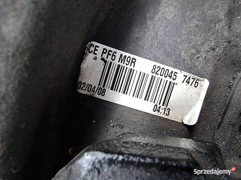 SKRZYNIA RENAULT TRAFIC II PF6 M9R PF6M9R Lipno