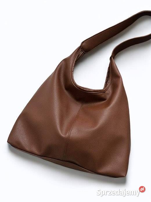 Nowa brązowa torebka hobo skórzana elegancka małopolskie Kraków