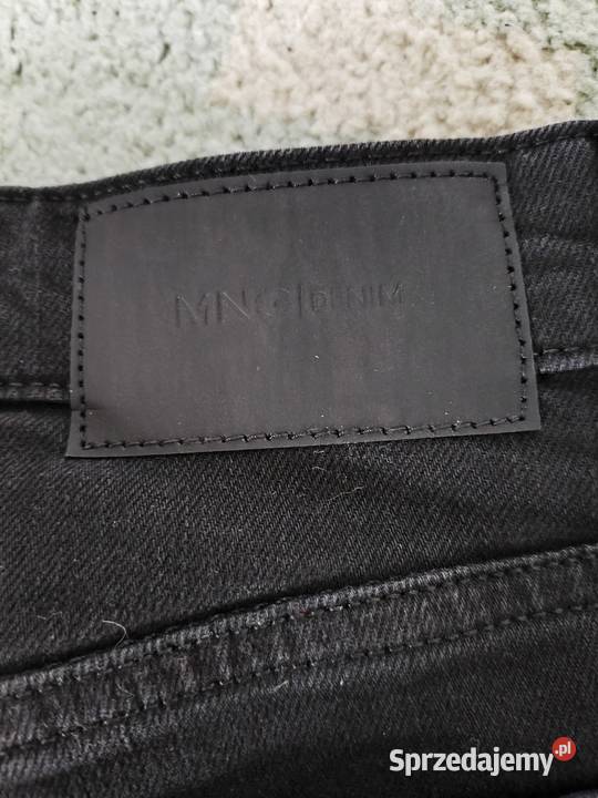 Spodenki czarne mango slim fit łódzkie Sieradz