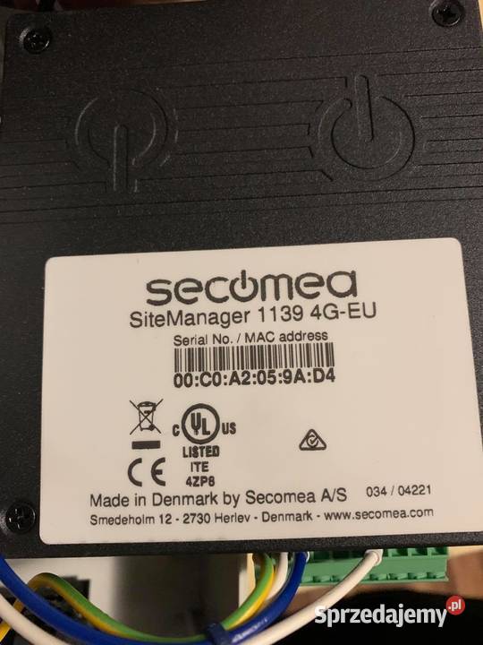 SECOMEA SITEMANAGER 1139 4G EU Power Supply sprzedam