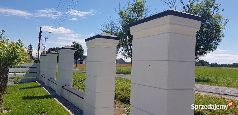Klasyczne Boniowane Ogrodzenia Betonowe Ogrodzenia i bramy Białystok