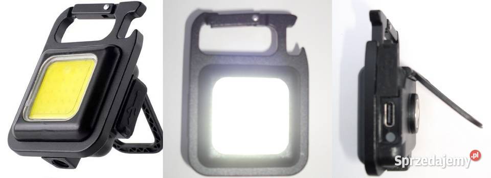 Latarka LED COB A30 Wielofunkcyjna na USB Sieradz