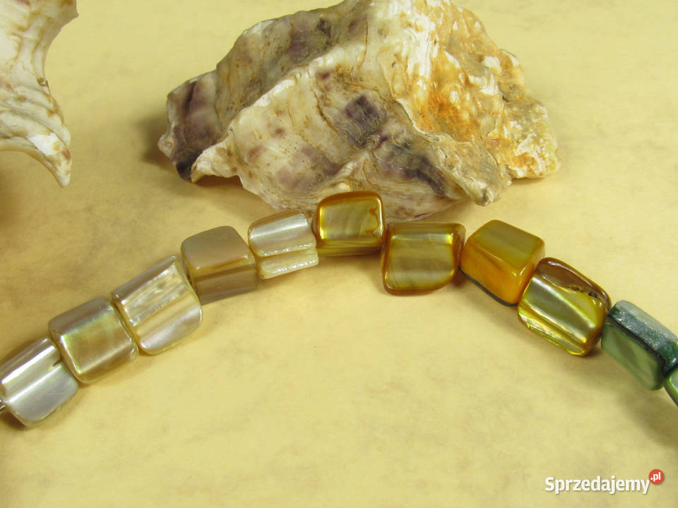 Naszyjnik czarny fioletowy niebieski zielony Naszyjniki Katowice