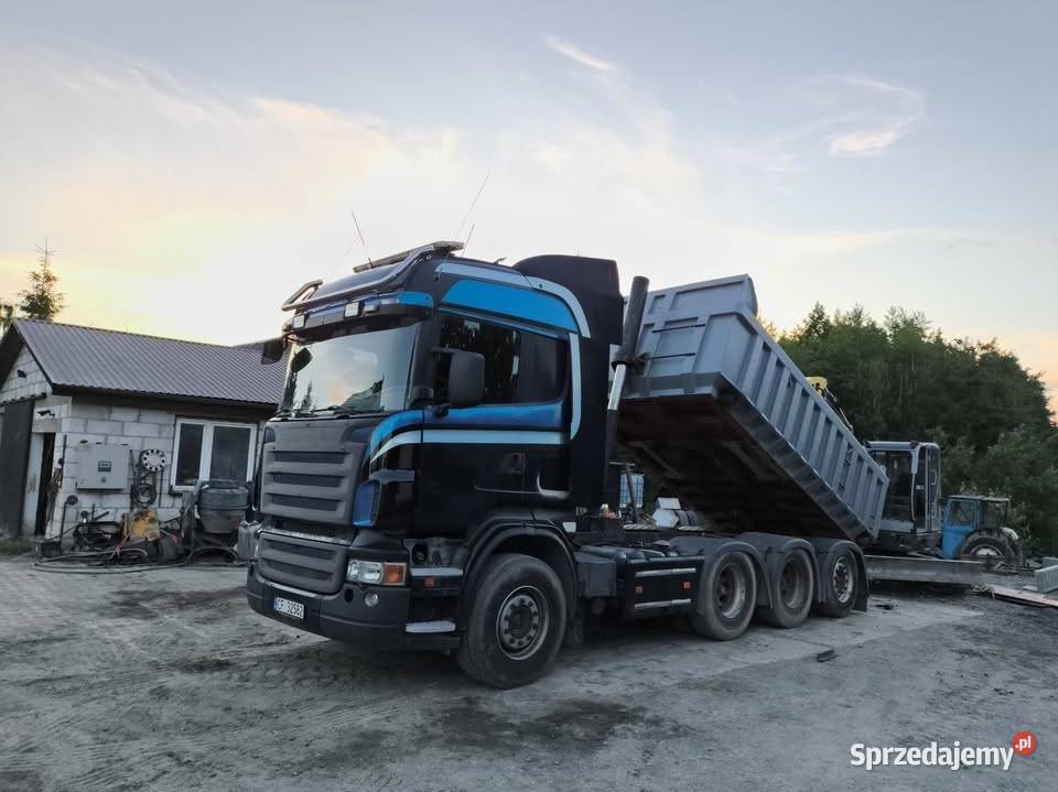 scania r 580 wywrotka kiper na tył naped 8x4 Wywrotki
