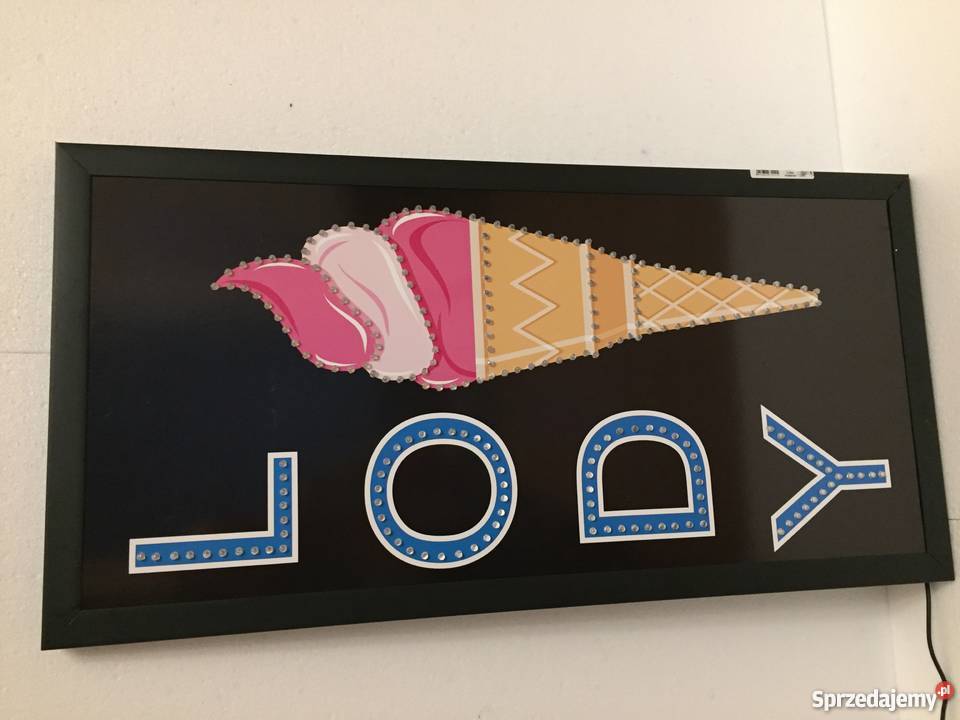 Diodowa reklama LODY 70x35 zewnętrzna mazowieckie Pomiechówek