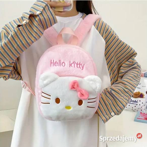 Plecak Pluszowy Dzieci HELLO KITTY Różowy AS Płock