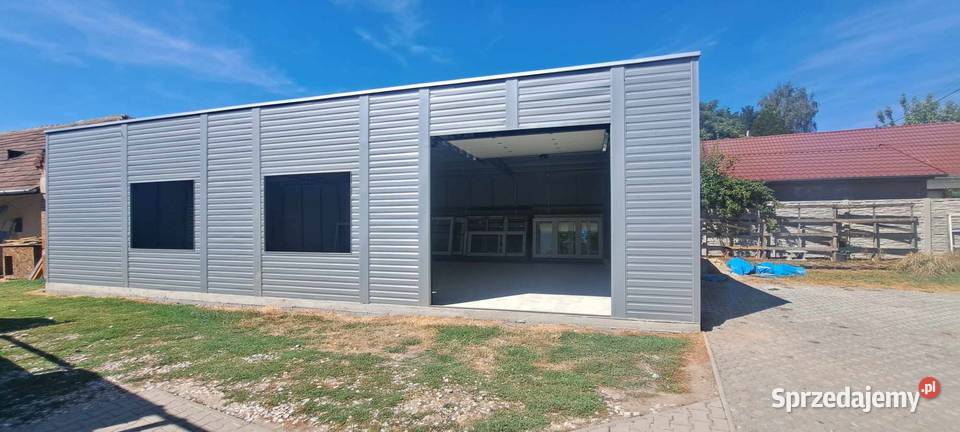 Garaż Blaszany GRAFITOWY Garaże Blaszane Wiaty Opole