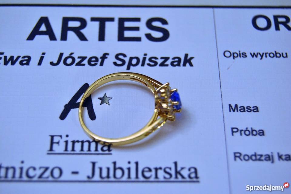 Okazja Sprzedam złoty pierścionek próby 583 małopolskie Tarnów