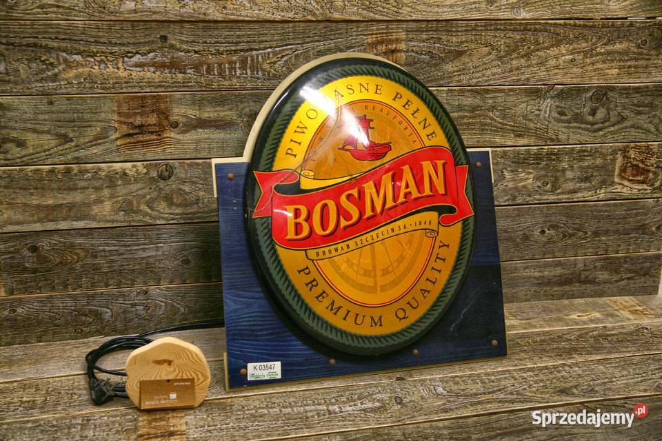 Reklama świetlna Bosman Szczecin