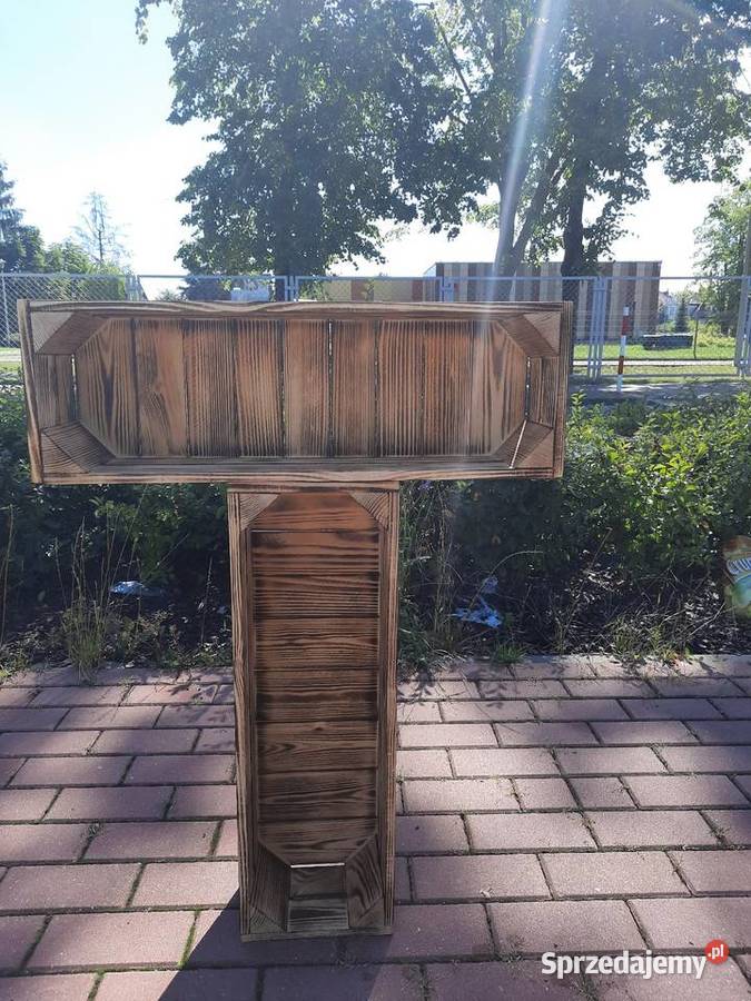 Skrzynka drewniana 10 tzw doniczka 6020135 łódzkie Rawa Mazowiecka