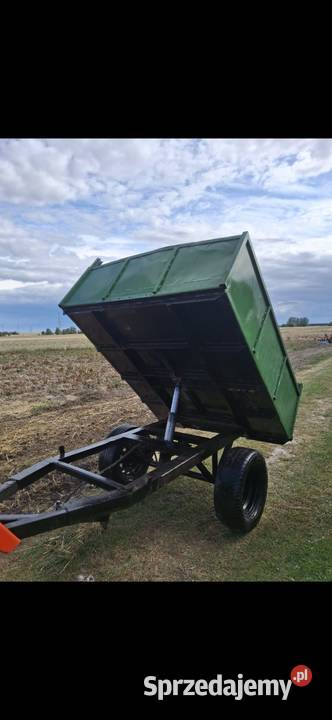Przyczepa jednoosiowa nieuszkodzony Maszyny rolnicze Kulik-Kolonia