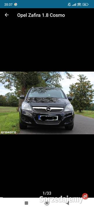 Opel Zafira Cosmo Oława sprzedam