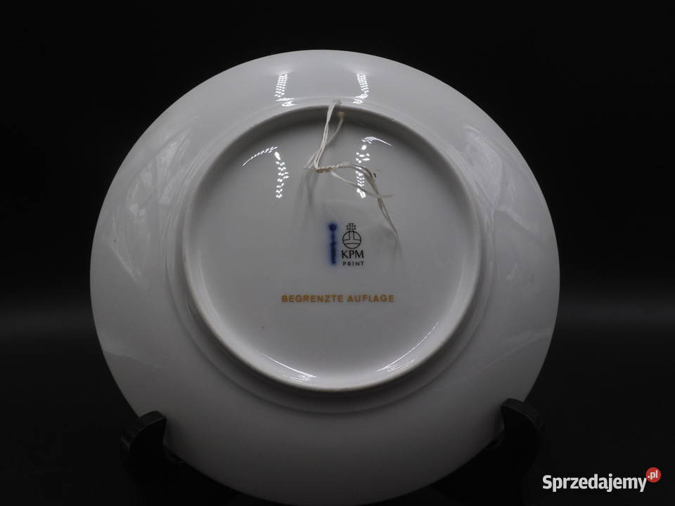 Talerz KPM Weihnachten 1980 Porcelana i szkło Raszków