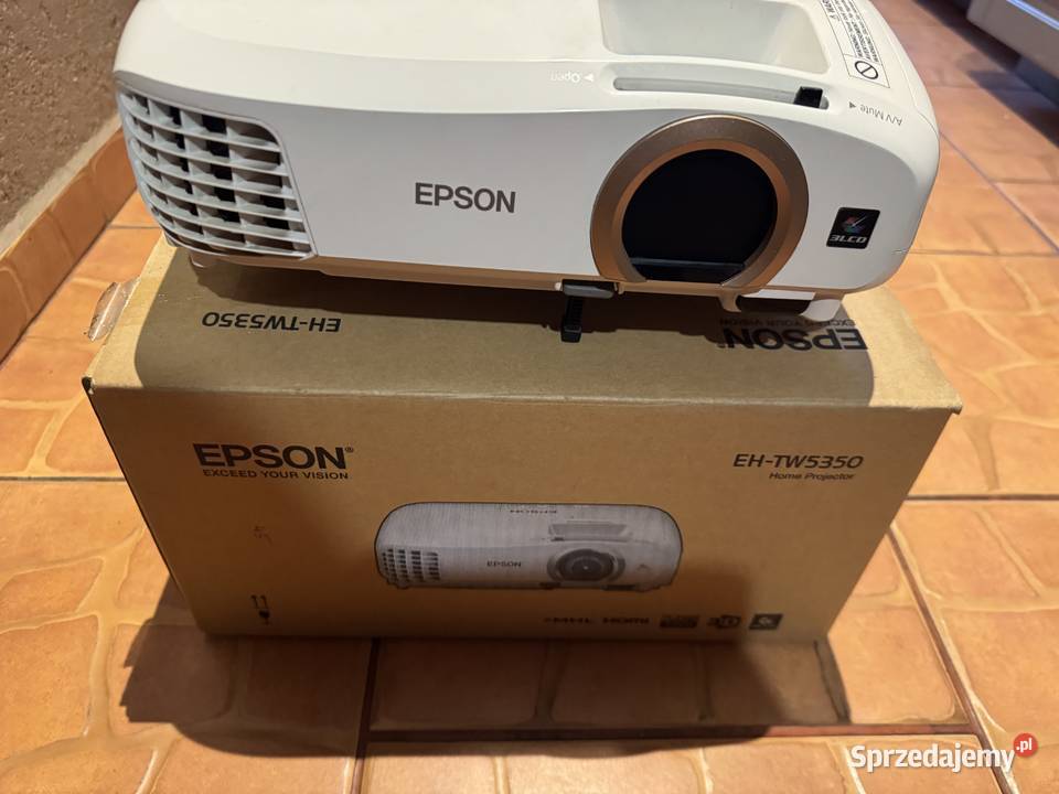 Projektor EPSON EHTW5350 3LCD kino domowe Dąbrowa Górnicza