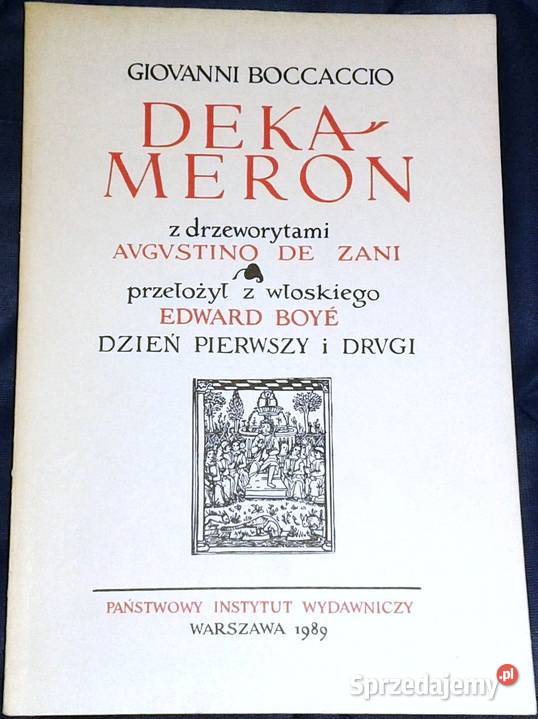 Dekameron Giovanni Boccaccio Chełm