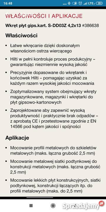 Wkręty do metalu