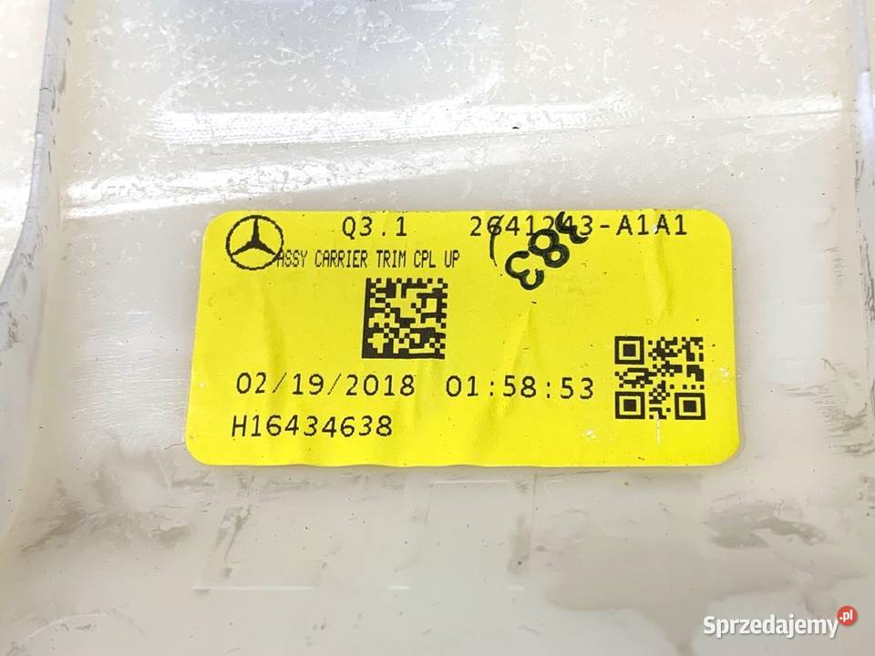 BOCZEK DRZWI LEWY PRZÓD MERCEDES GLE SUV 1518 Tapicerki samochodowe podkarpackie