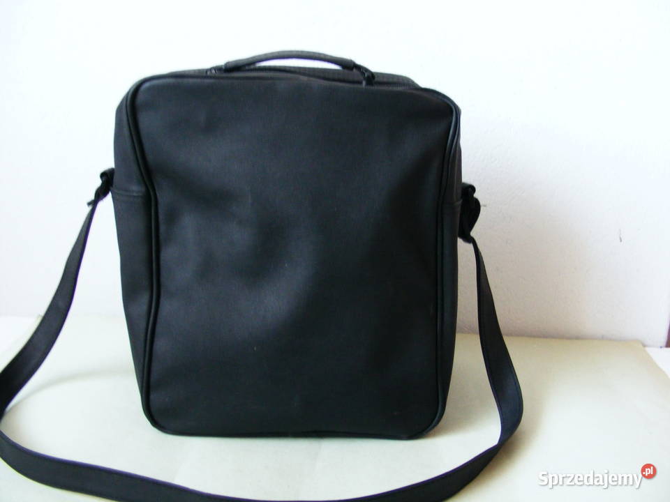 Czarna torba na ramię do szkoły pracy NOWI